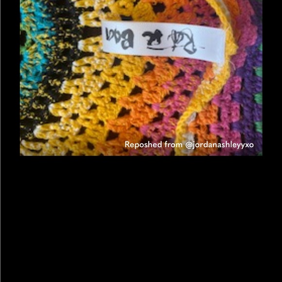 Rat & Boa Multicolor Crochet Dress - Picture 2 of 3